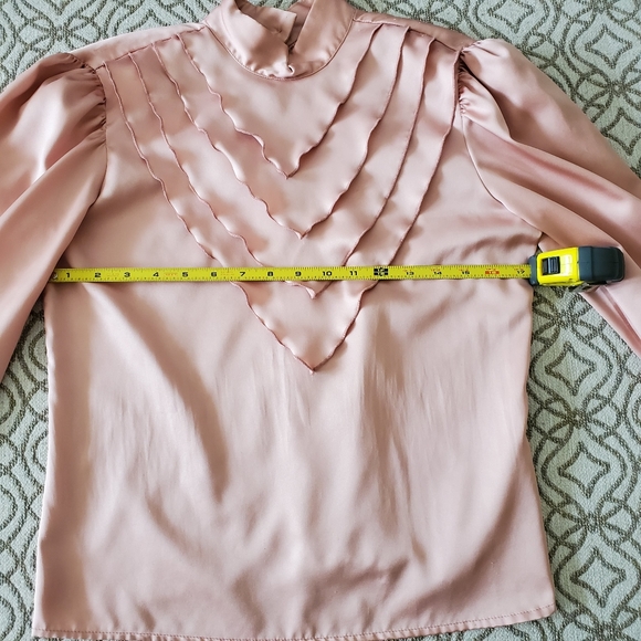 Vintage Kanga Satin Blouse - Picture 4 of 8